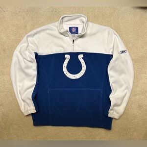 ❌SOLD❌ Colts Fleece Quarter zip NWOT